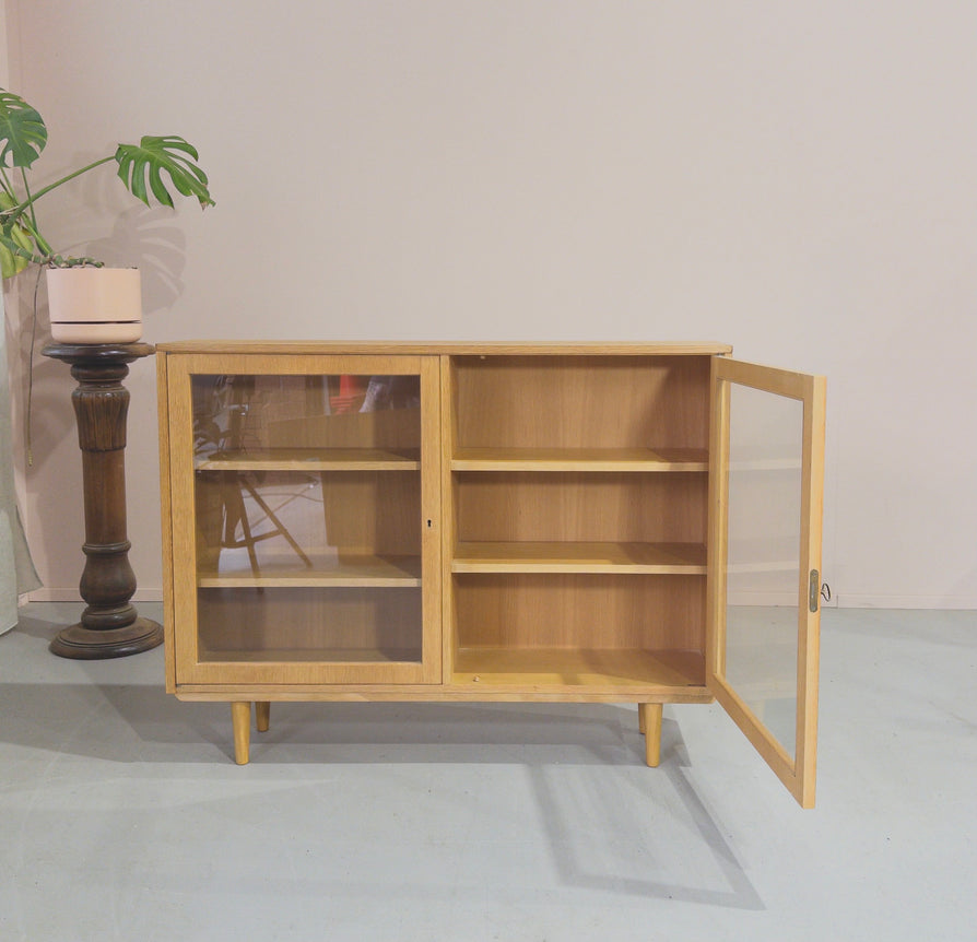 Danish Display Case in Oak