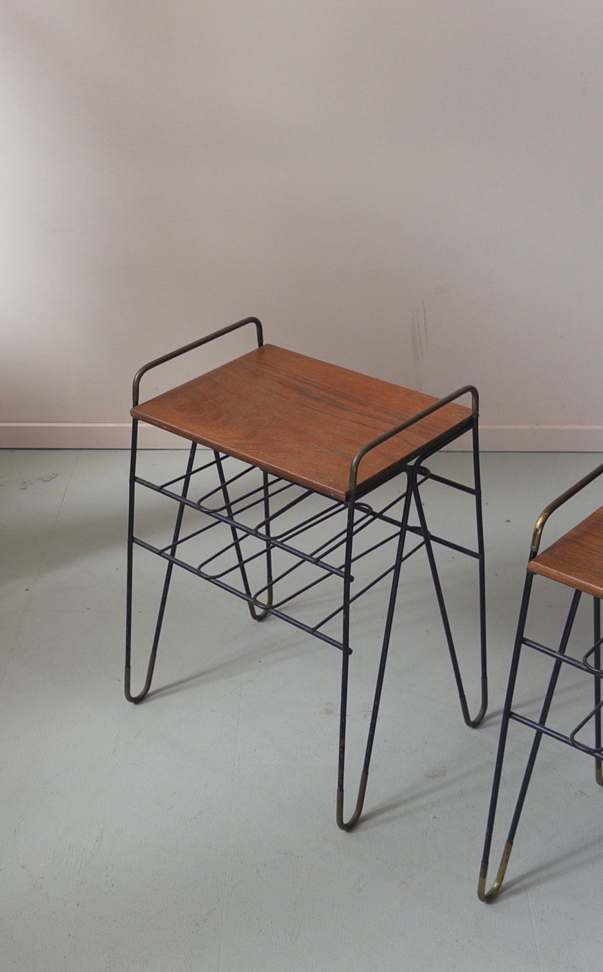 Pair of 1950s Danish Bedside Tables