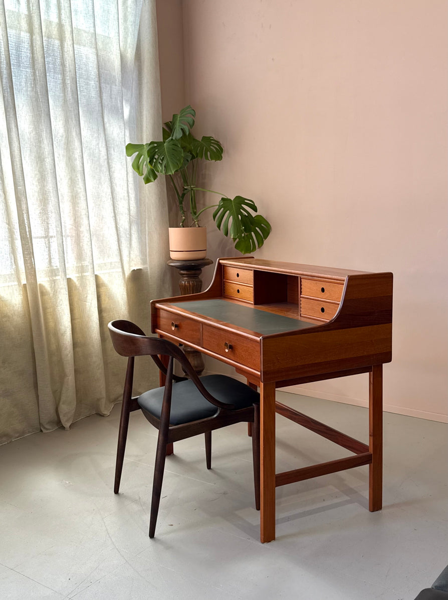 Danish Secrétaire / Bureau  Desk Unit in Teak