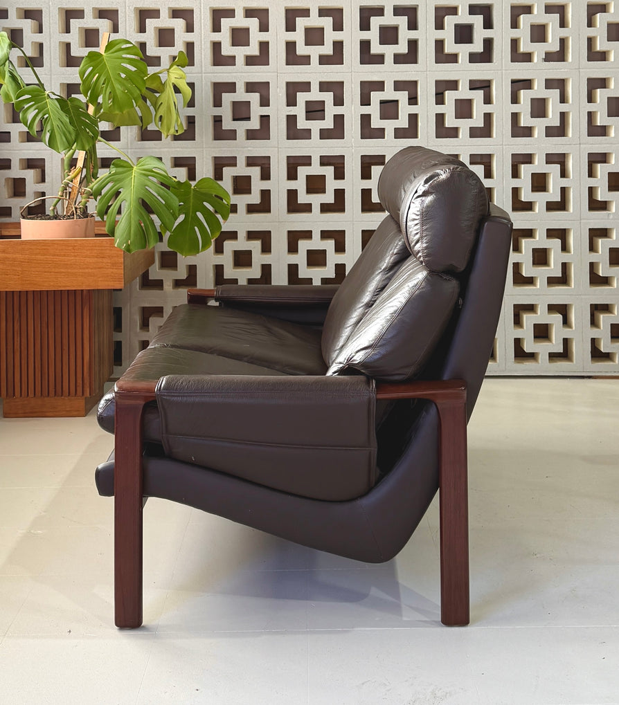 Tessa T21 Two-Seater Sofa in Brown Leather