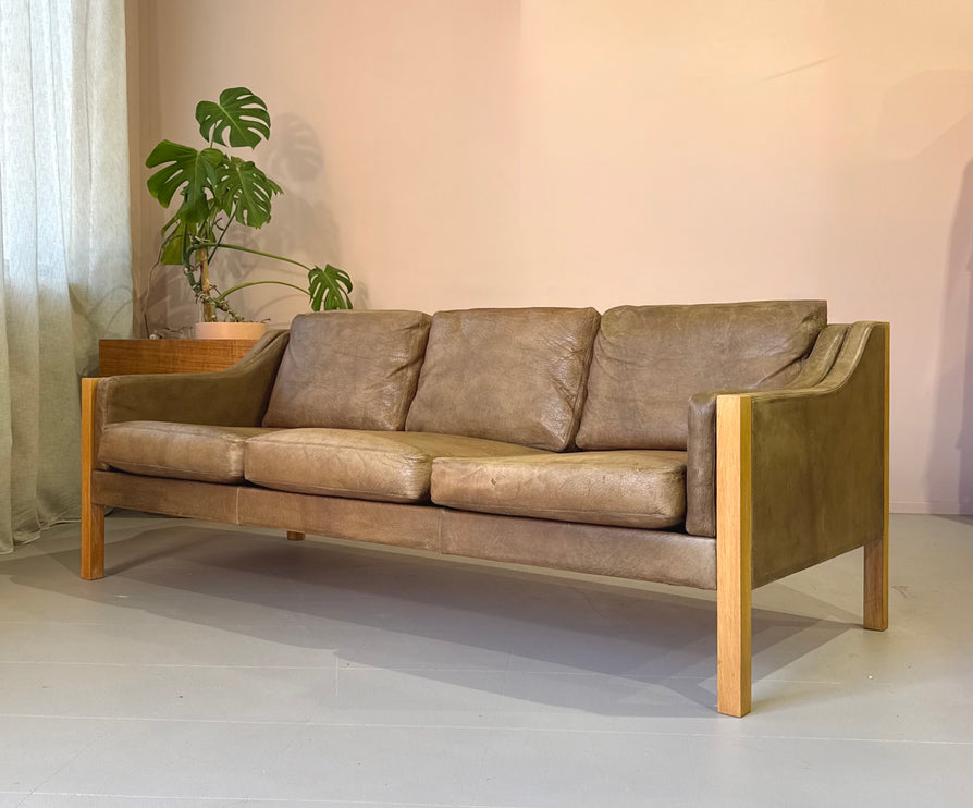 Erik Jorgensen Three Seater Sofa in Leather