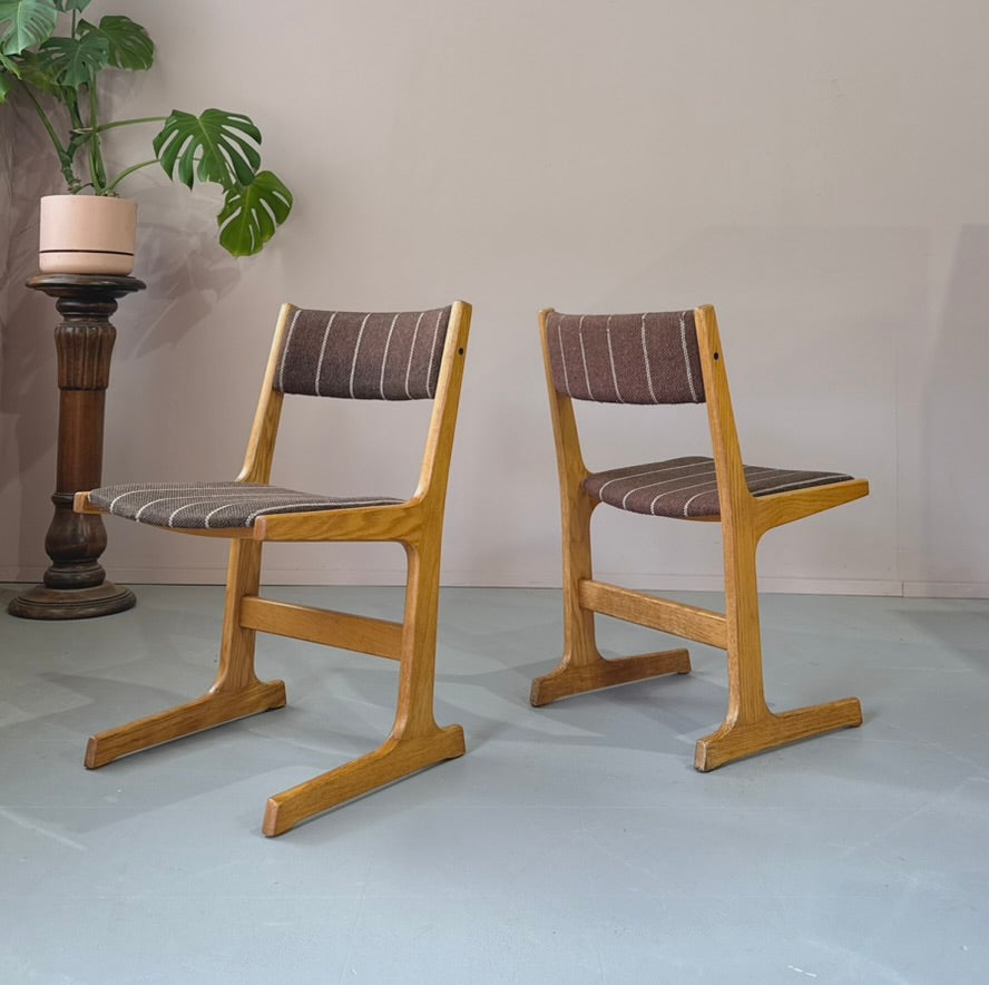 Four Cantilever Dining Chairs by Farstrup