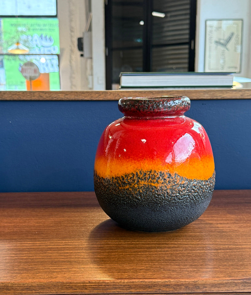 Fat Lava "lava burst" West German Vase - Scheurich