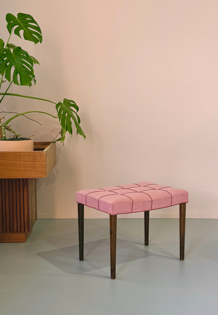 Danish Footstool in Fabric