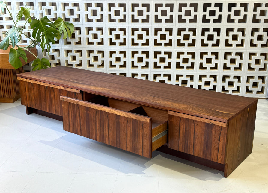 English Low-Profile Sideboard in Rosewood