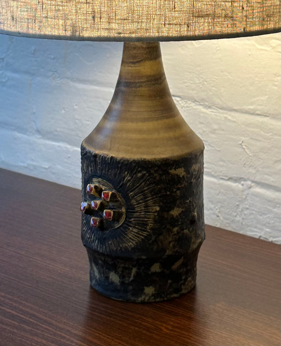 Danish Stoneware Table Lamp