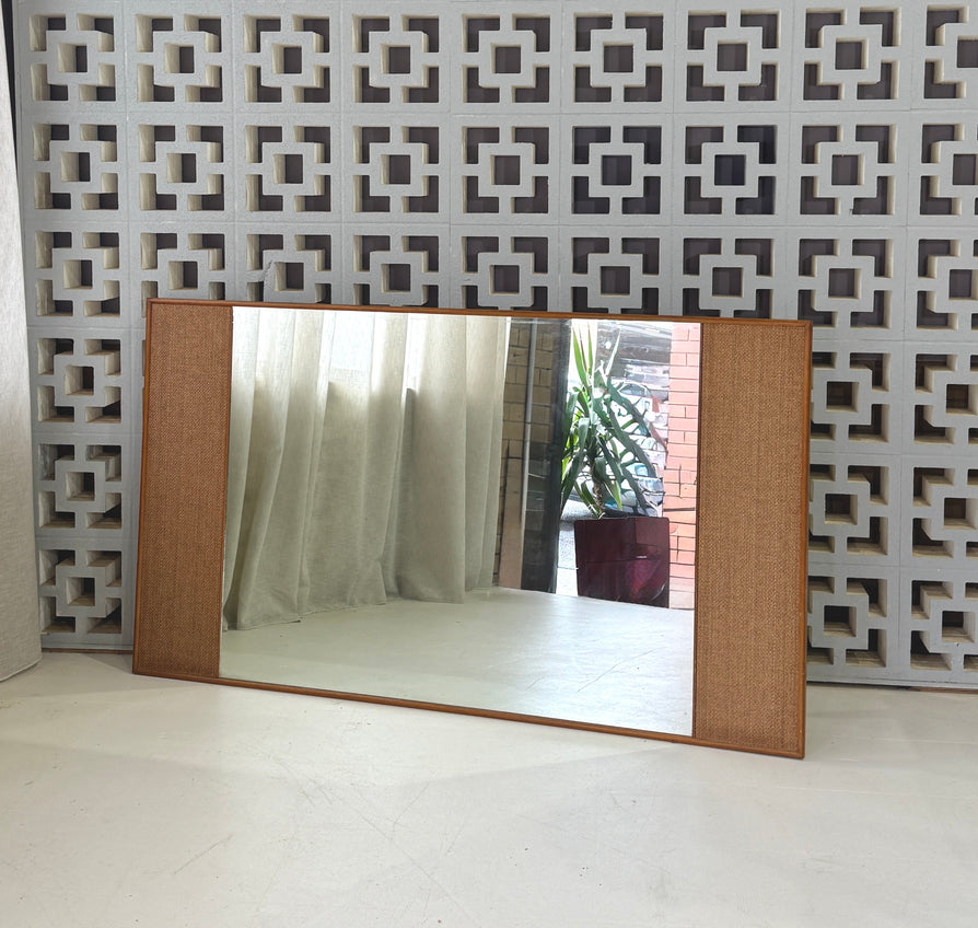 Very Large Mid-Century Wall Mirror
