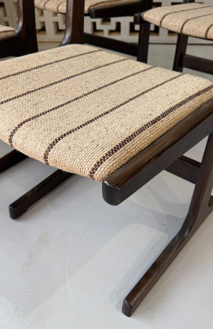 Four Cantilever Dining Chairs by Farstrup