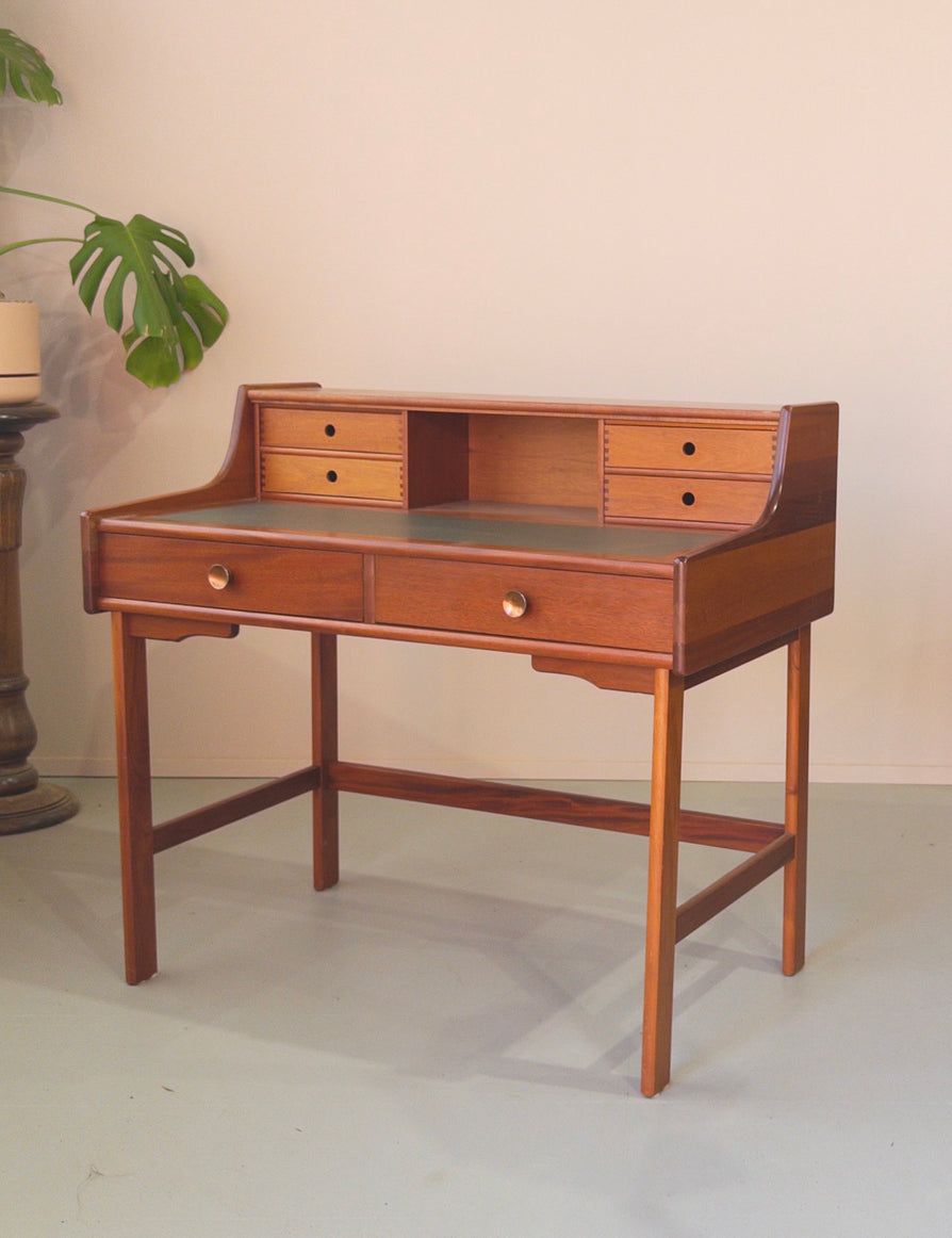Danish Secrétaire / Bureau  Desk Unit in Teak