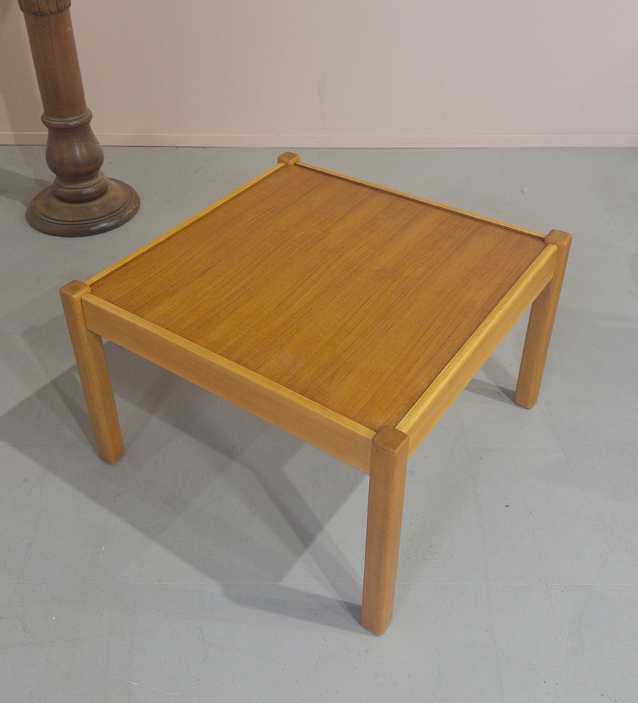 Danish Corner Table in Teak & Beech