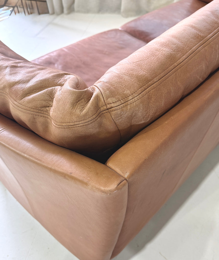 Mogens Hansen 2.5 Seater Sofa in Cognac Leather