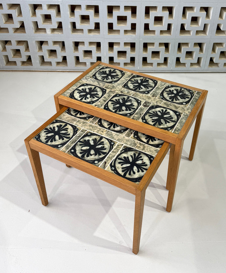 Pair of Haslev Tables in Oak