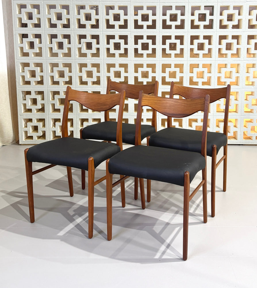 Four Arne Wahl Iverson Dining Chairs