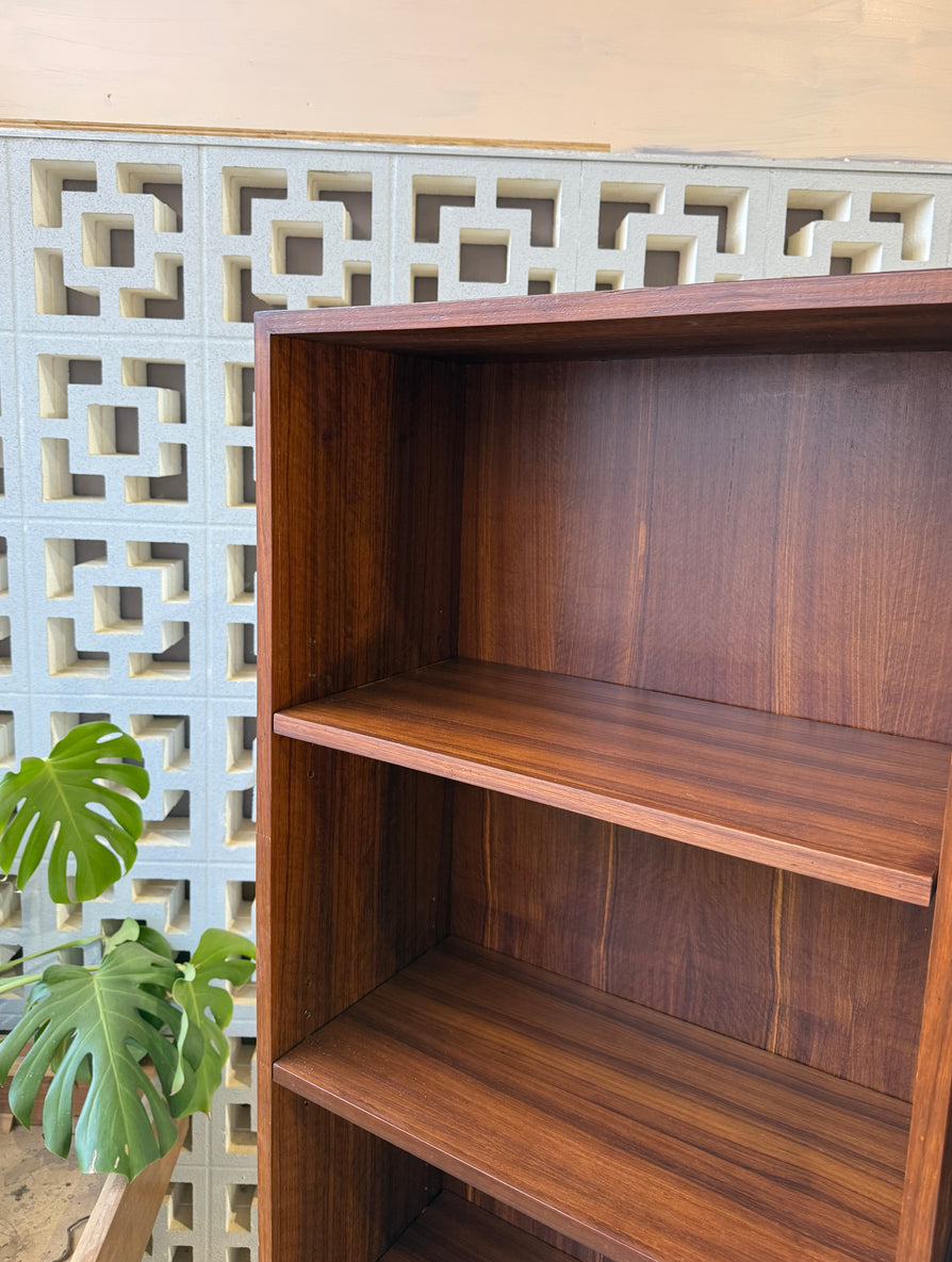 Large Mid-Century Bookcase in Blackbean