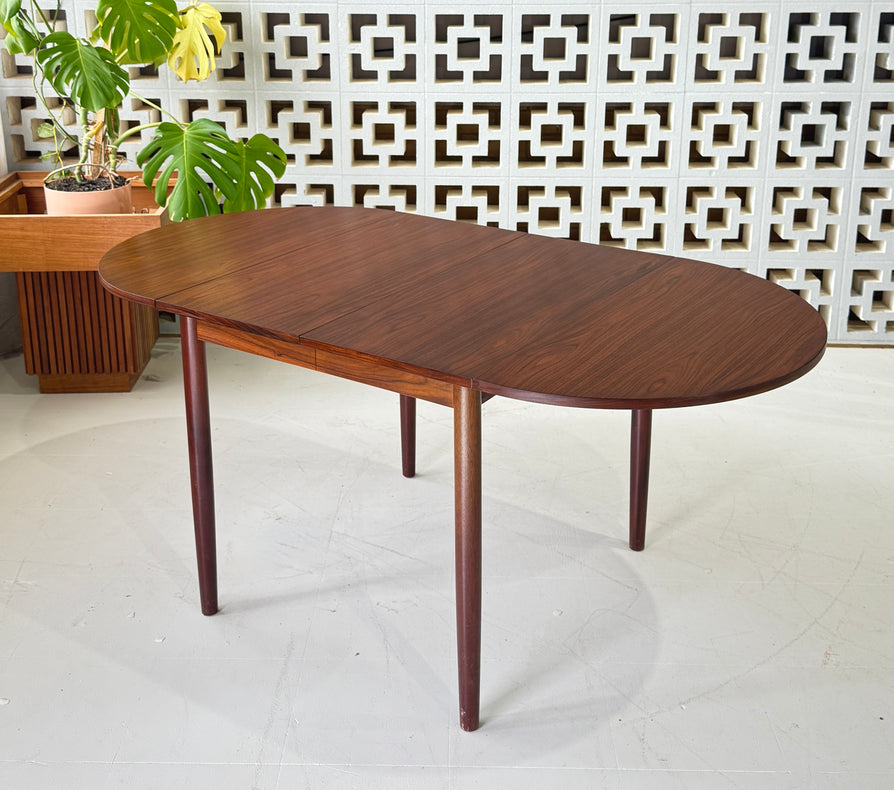 Danish Extension Dining Table in Rosewood
