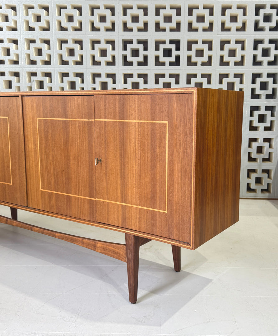 Mid-Century Sideboard with Inlaid Detail