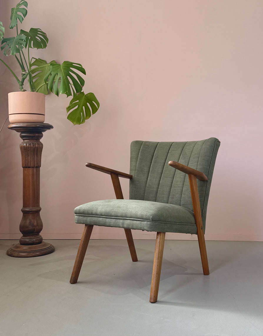 Danish Cocktail Chair in New Fabric