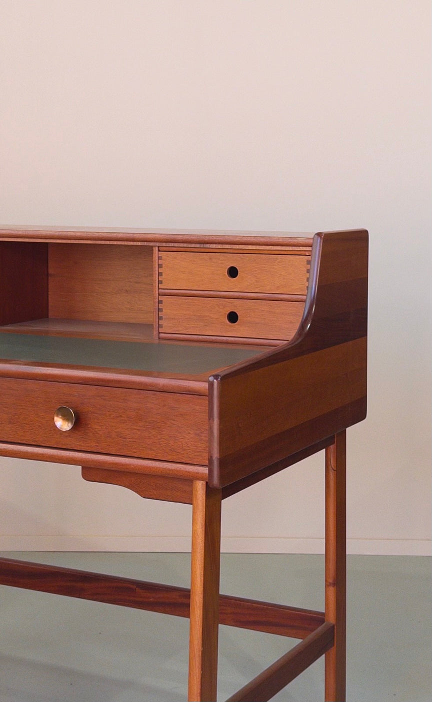 Danish Secrétaire / Bureau  Desk Unit in Teak
