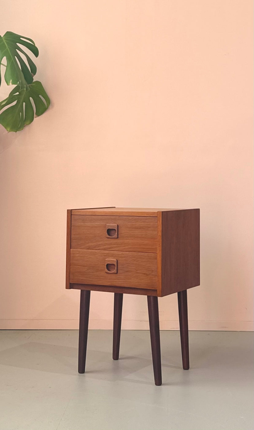 Danish Bedside Table in Teak