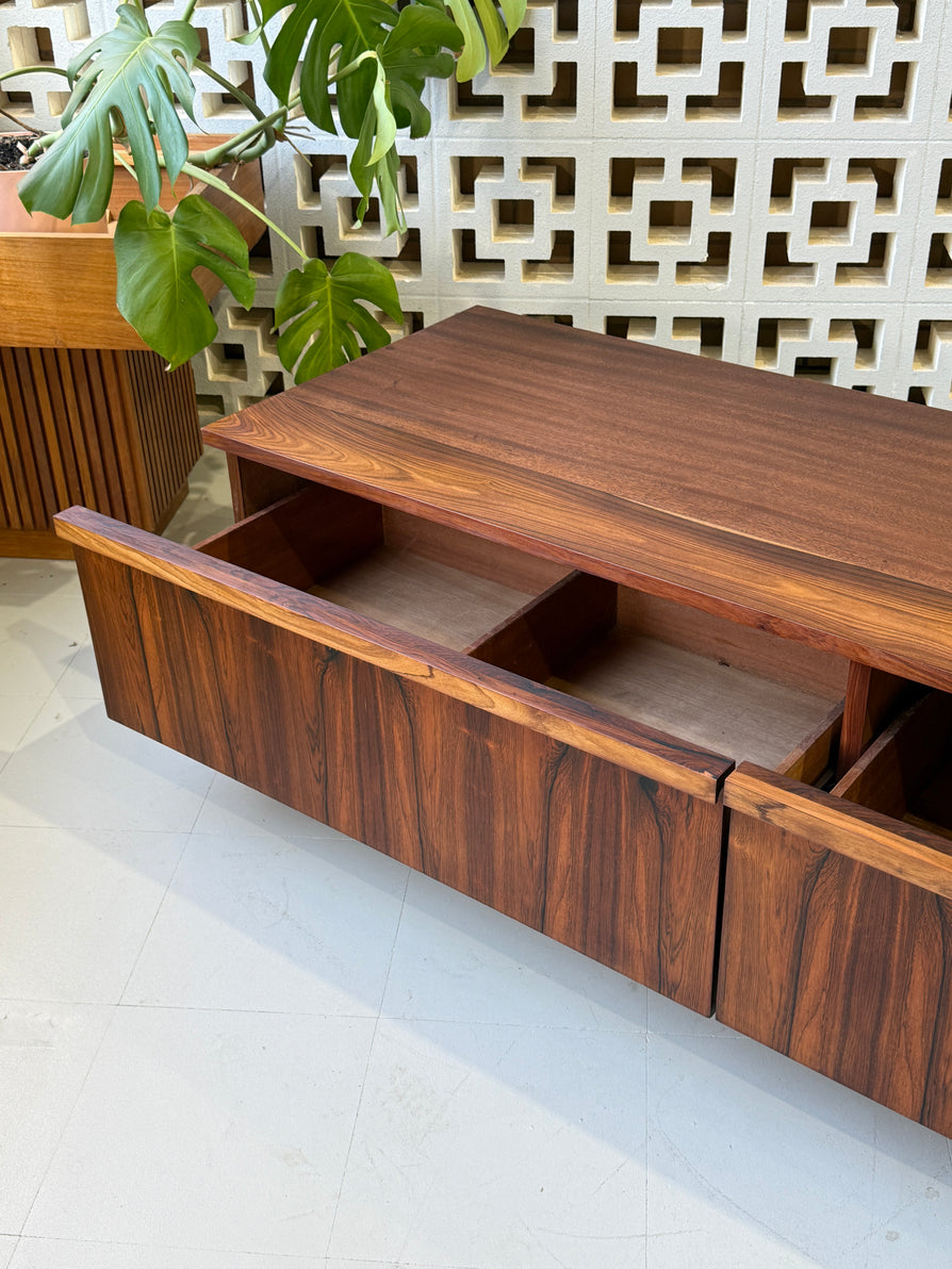 English Low-Profile Sideboard in Rosewood