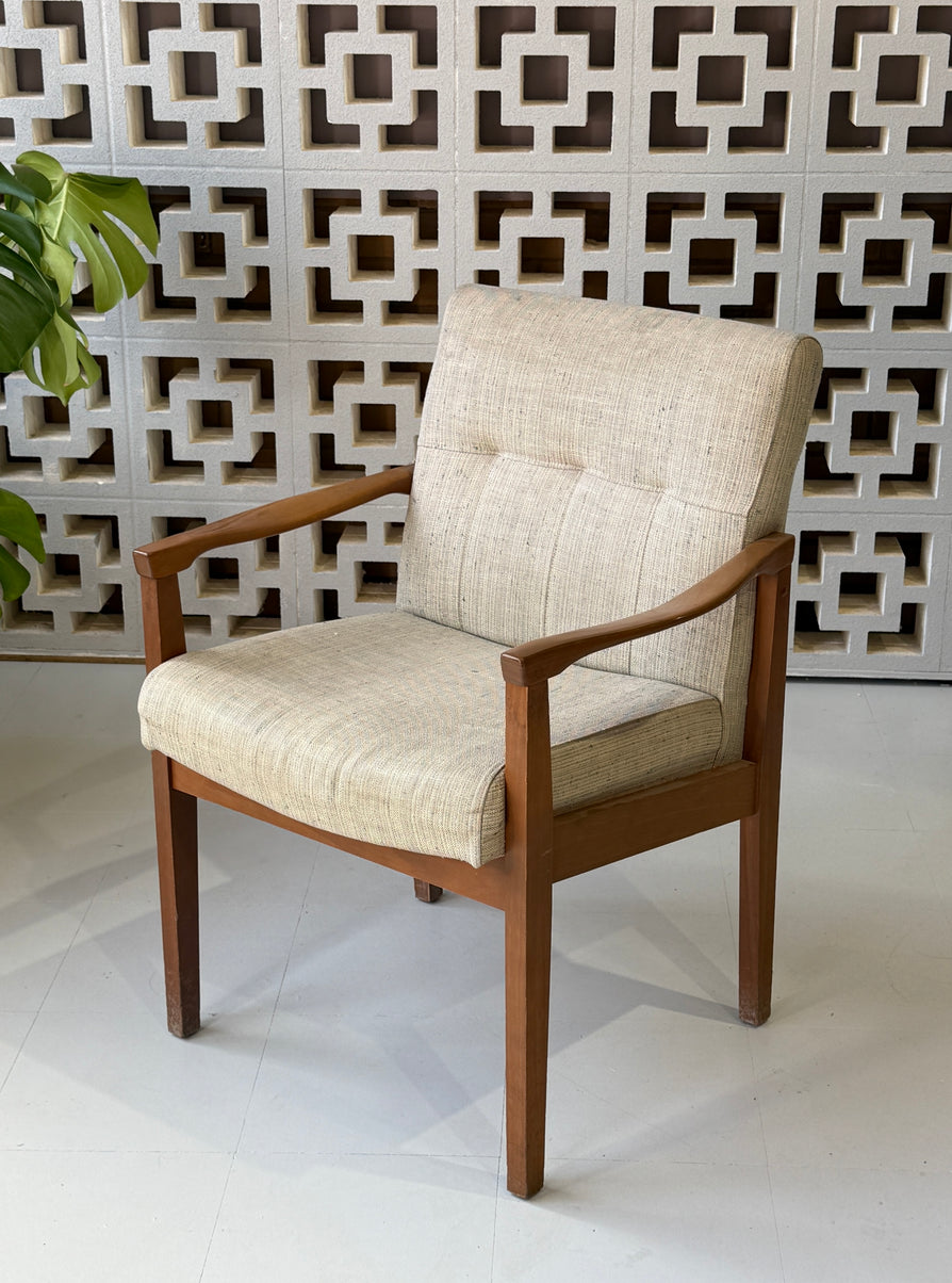 Mid-Century Armchair in Original Fabric