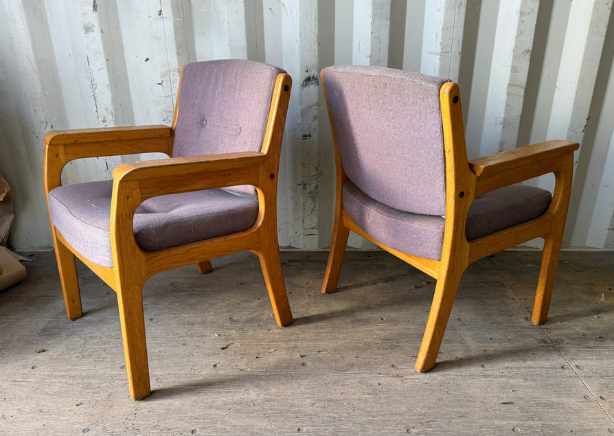 Danish Armchairs in Oak