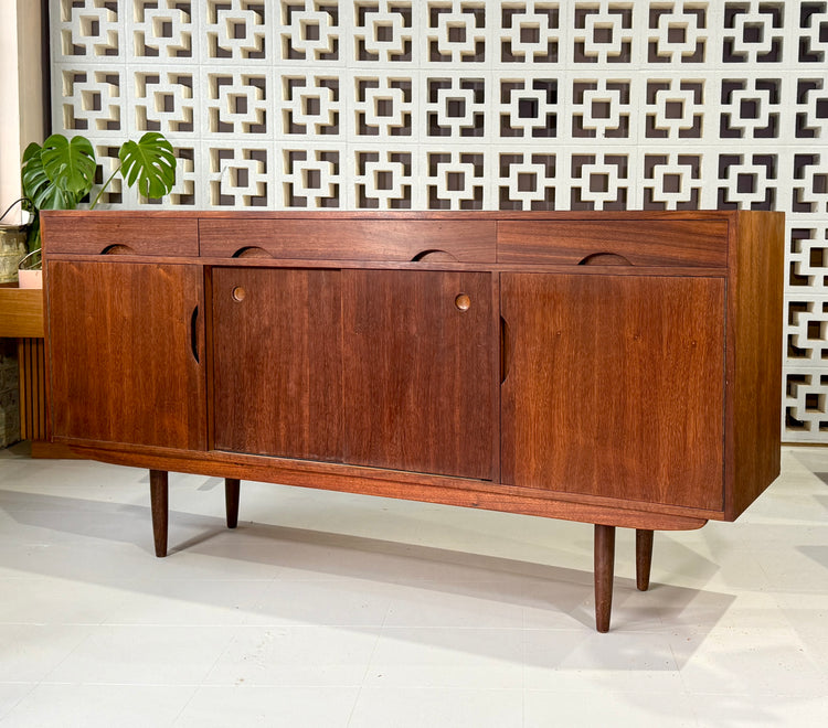 Mid-Century Sideboard in Blackbean