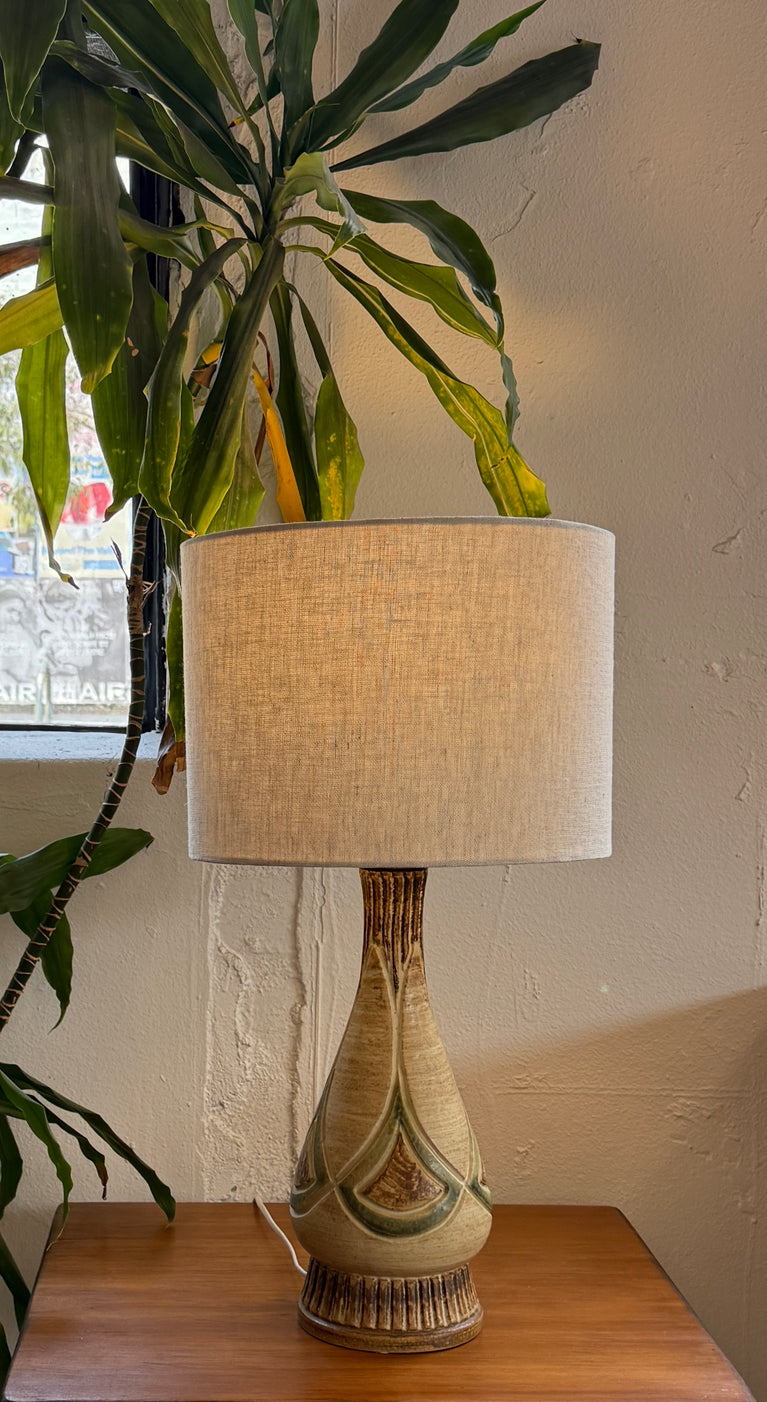 Danish Stoneware Table Lamp