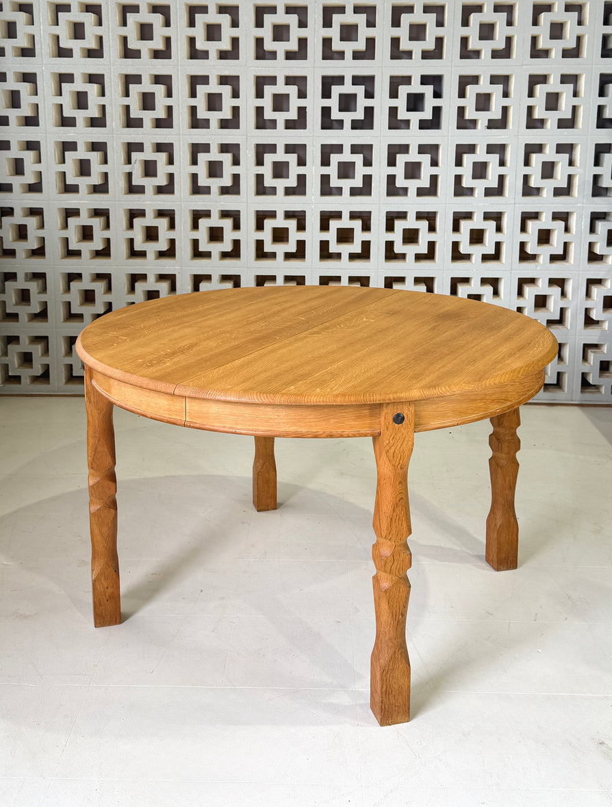 Large Henning Kjærnulf Dining Table in Oak