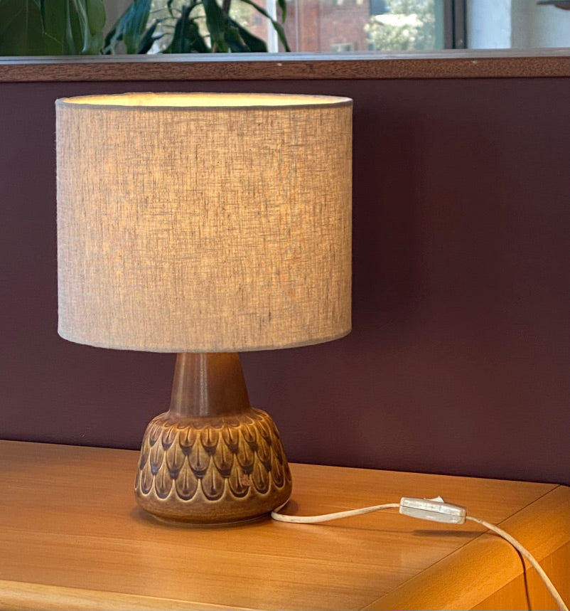 Danish Stoneware Table Lamp