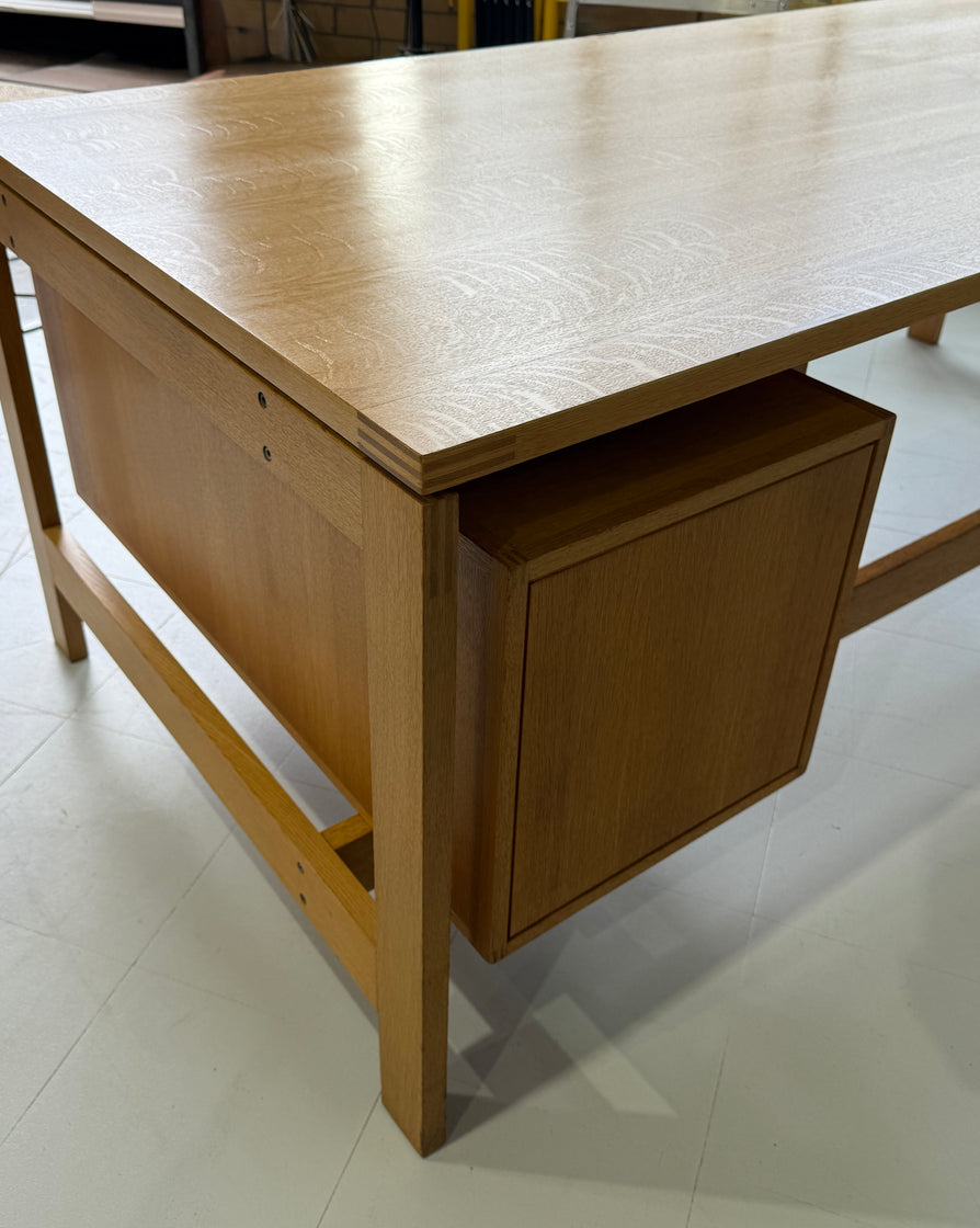 Jensen & Valeur Executive Desk in Oak