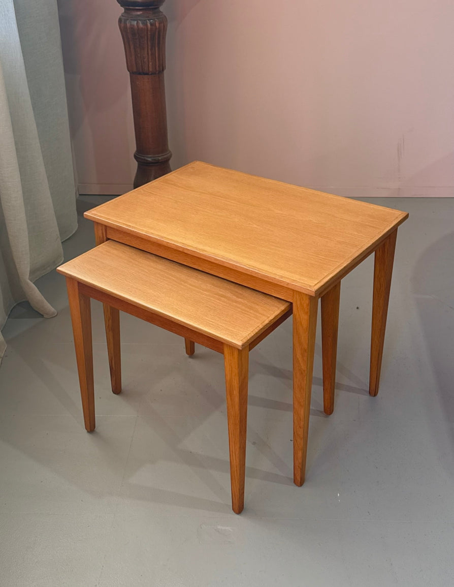 Danish Nest of Tables in Oak