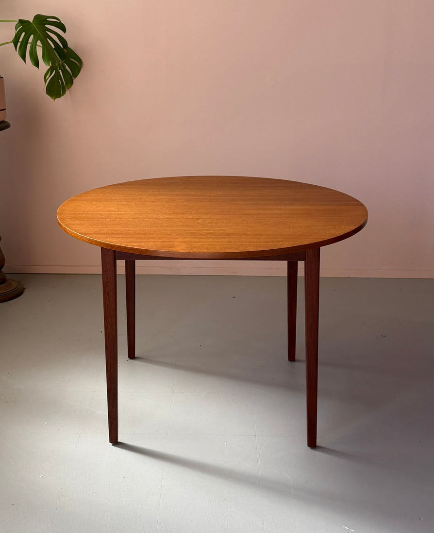 Round Danish Dining Table in Teak