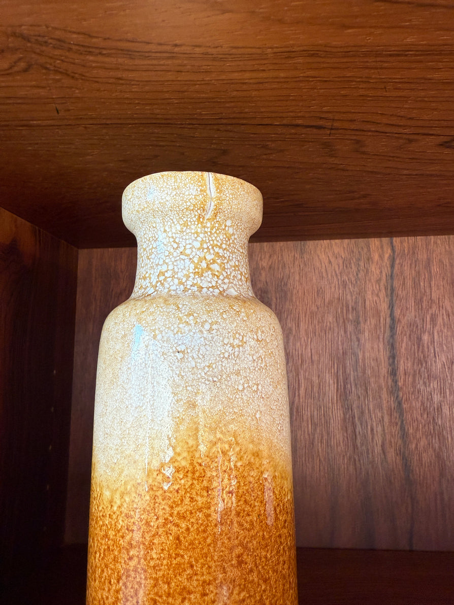 West German Fat Lava Table Vase - Scheurich