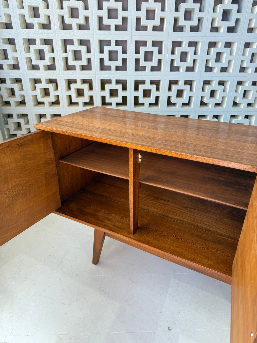 Compact 1950s Sideboard in Eucalyptus