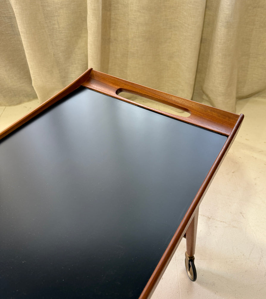 Mid-Century Serving Trolley in Teak