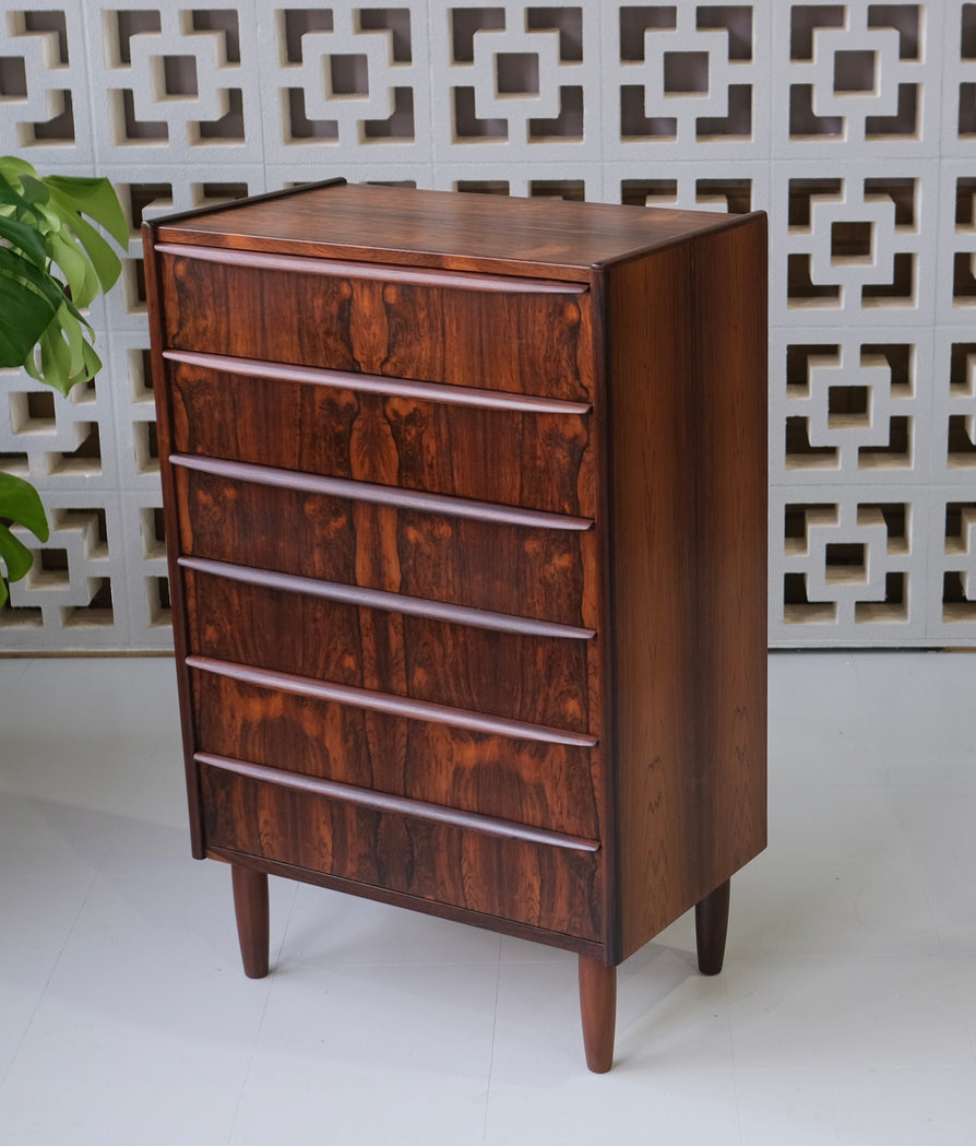 Danish Chest of Drawers in Rosewood