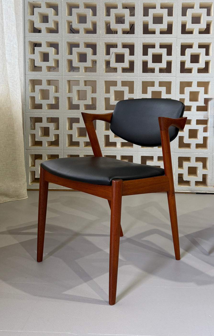 Eight Kai Kristiansen #42 Dining Chairs in Teak