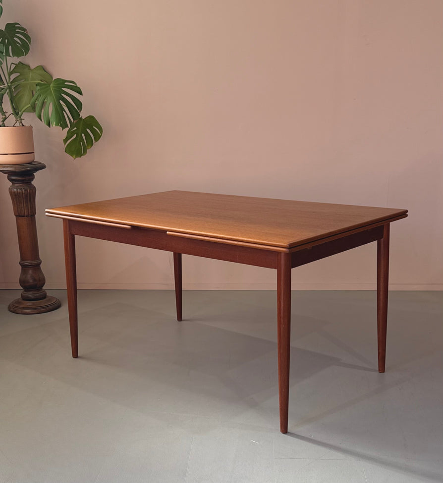 Danish Extension Dining Table in Teak