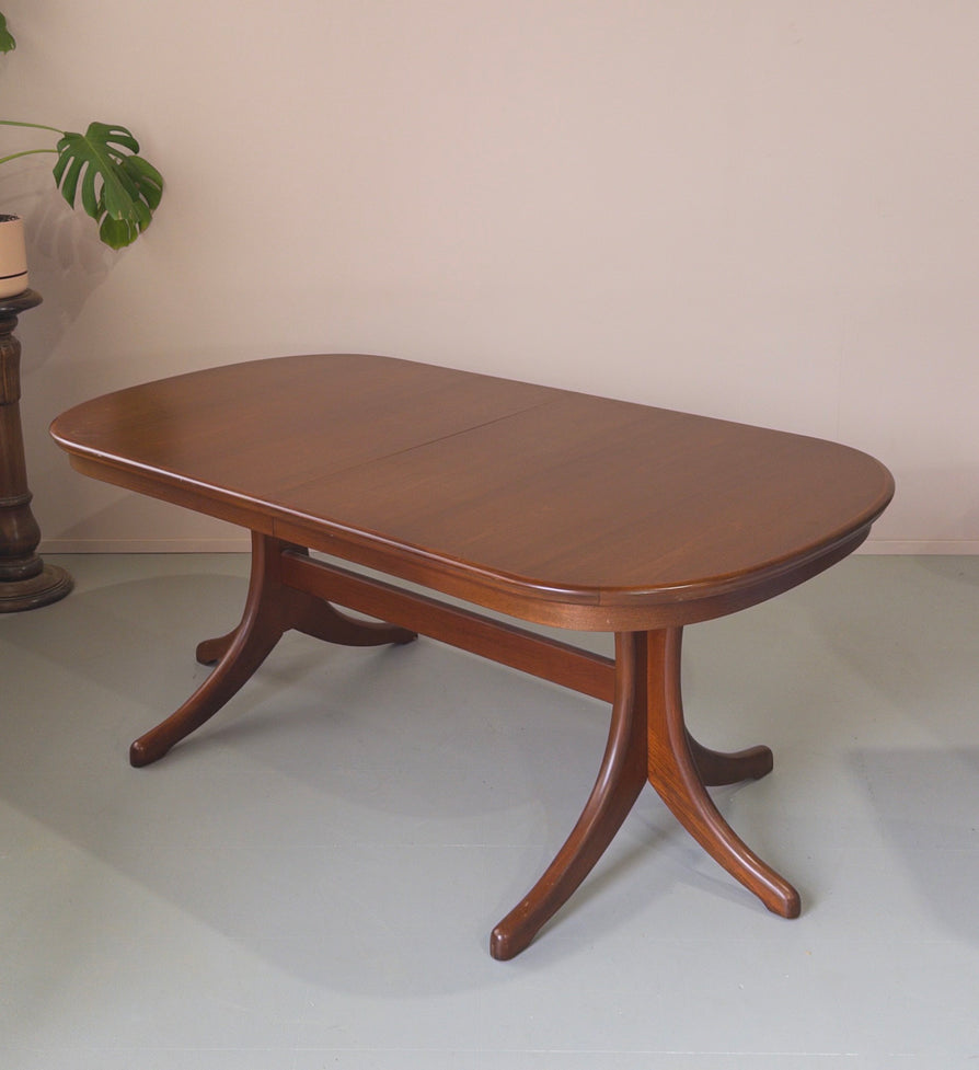 1980s Extension Mid-Century Dining Table by Noblett