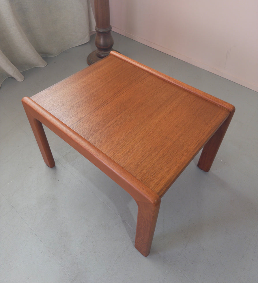 Mid-Century Corner Table in Teak