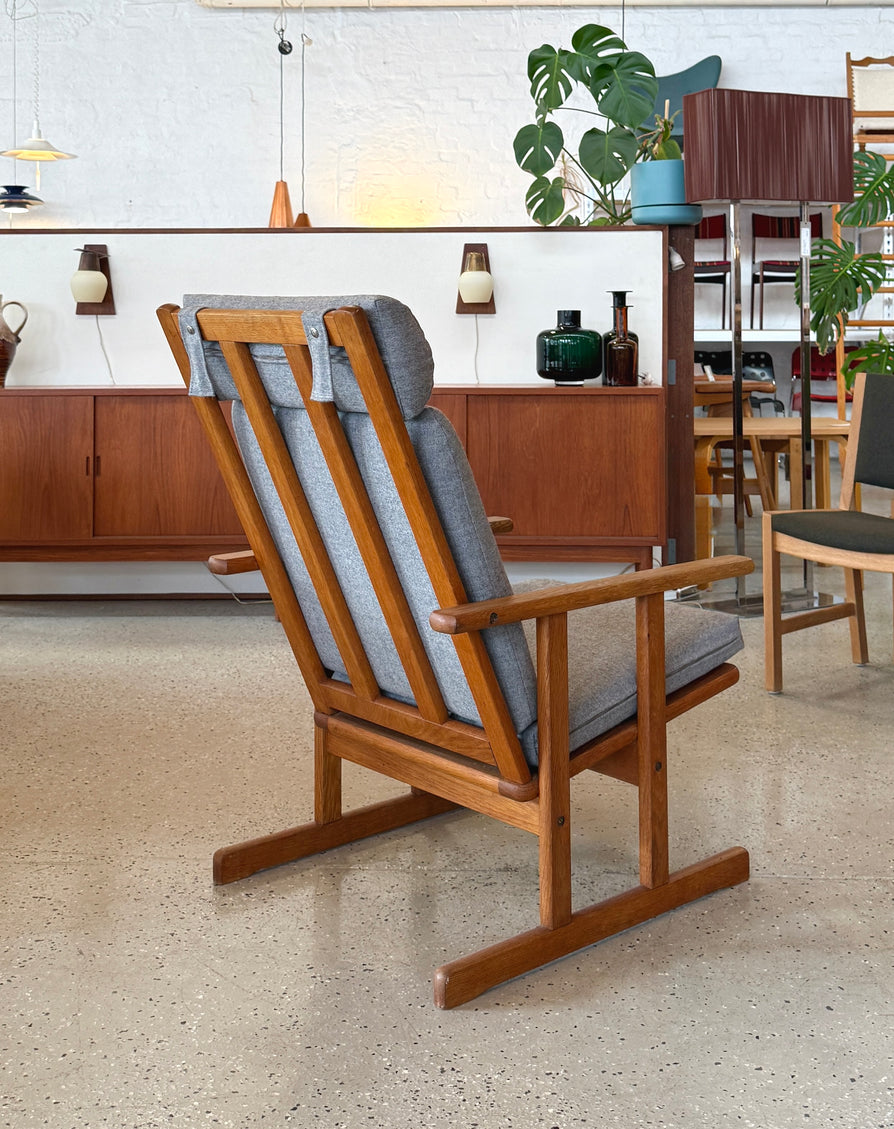 Jørgen Bækmark Lounge Chair in European Oak and Wool