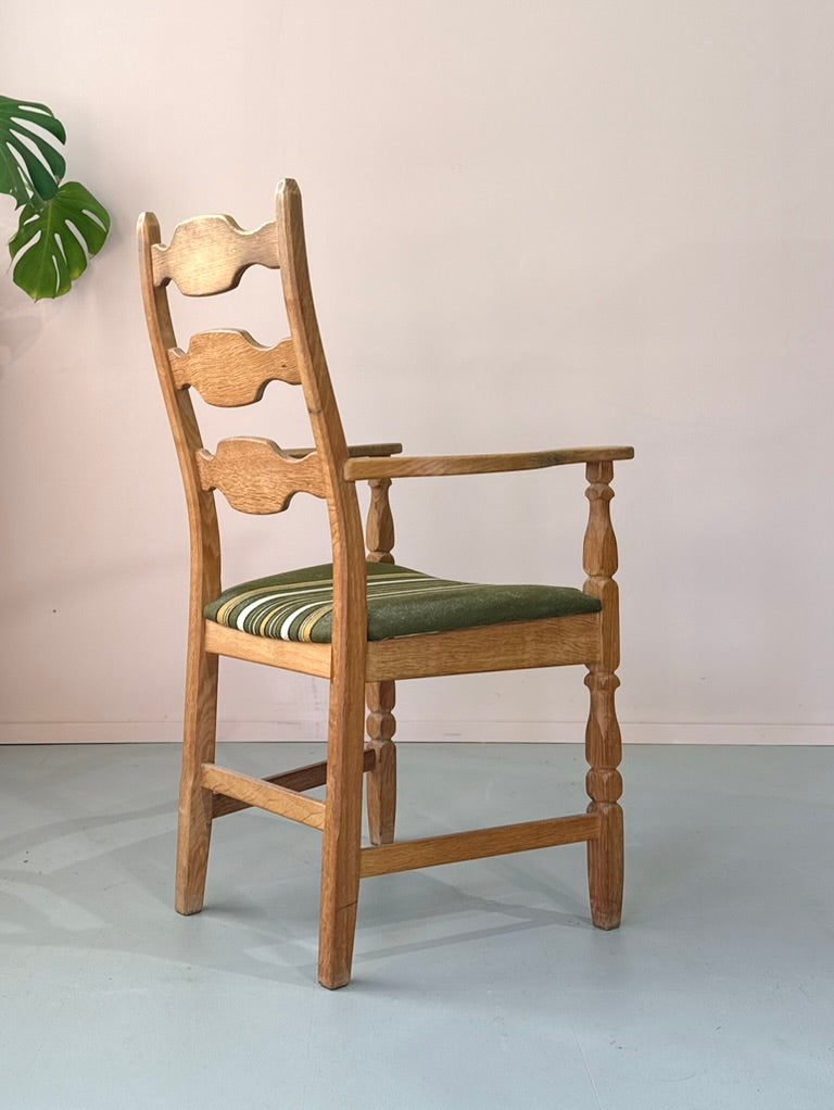 Pair of Henning Kjærnulf Highback Armchairs