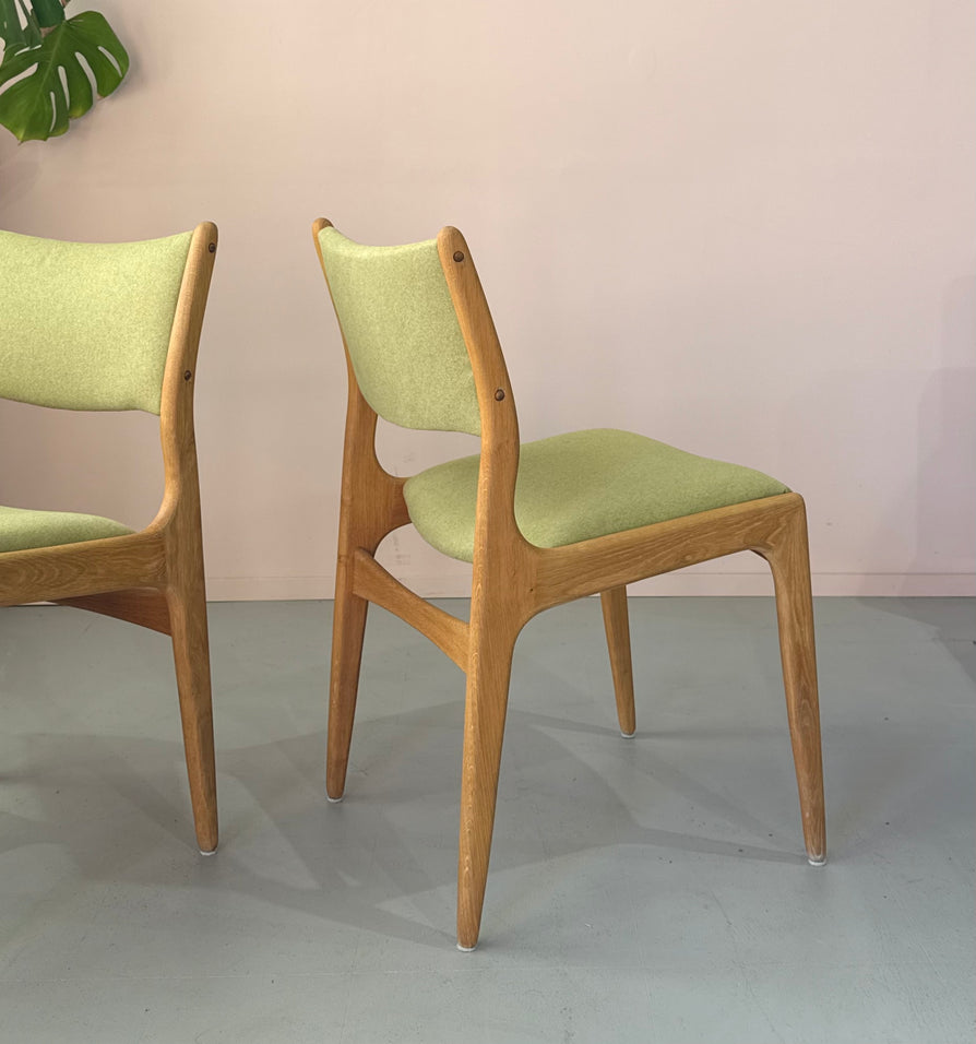 Four Danish Dining Chairs in Oak