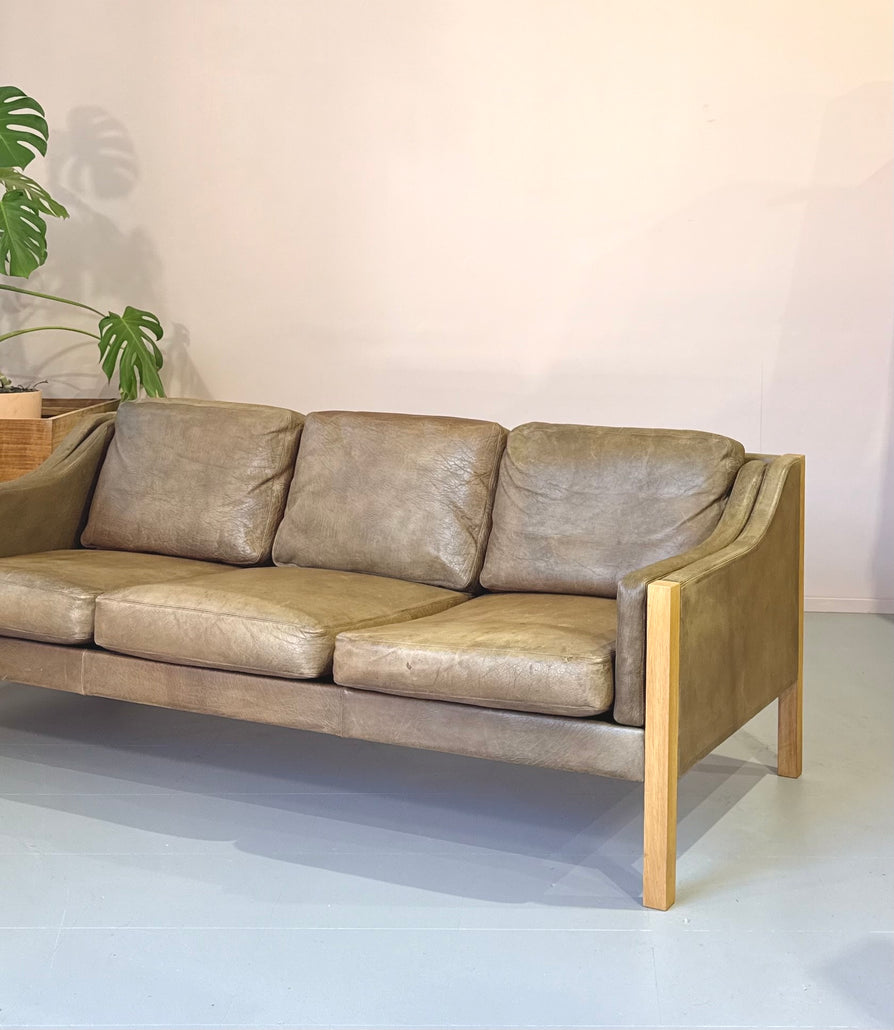Erik Jorgensen Three Seater Sofa in Leather