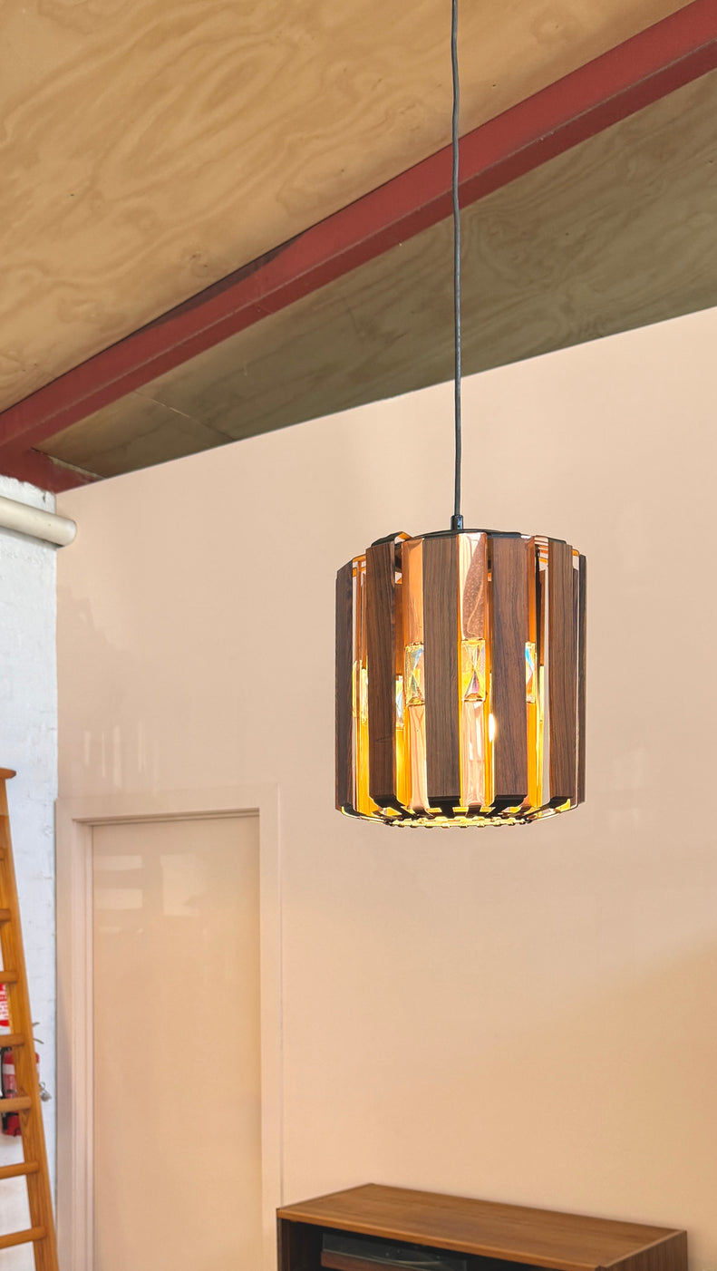 Werner Schou Pendant in Copper & Rosewood