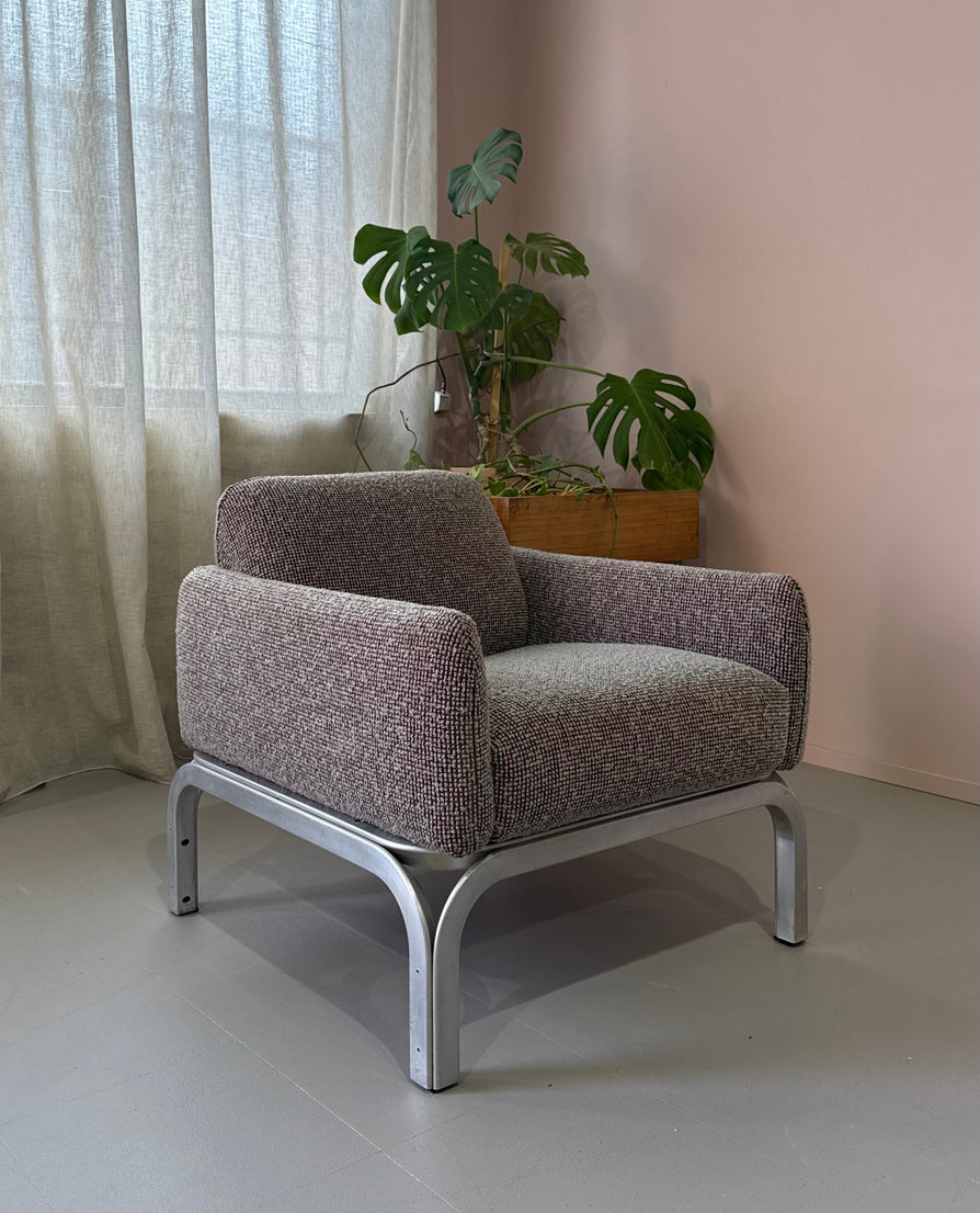 Jørn Utzon “New Angle” Lounge Chair in New Wool