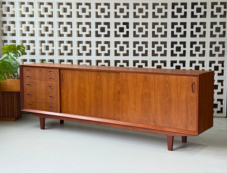 Long Danish Sideboard in Teak