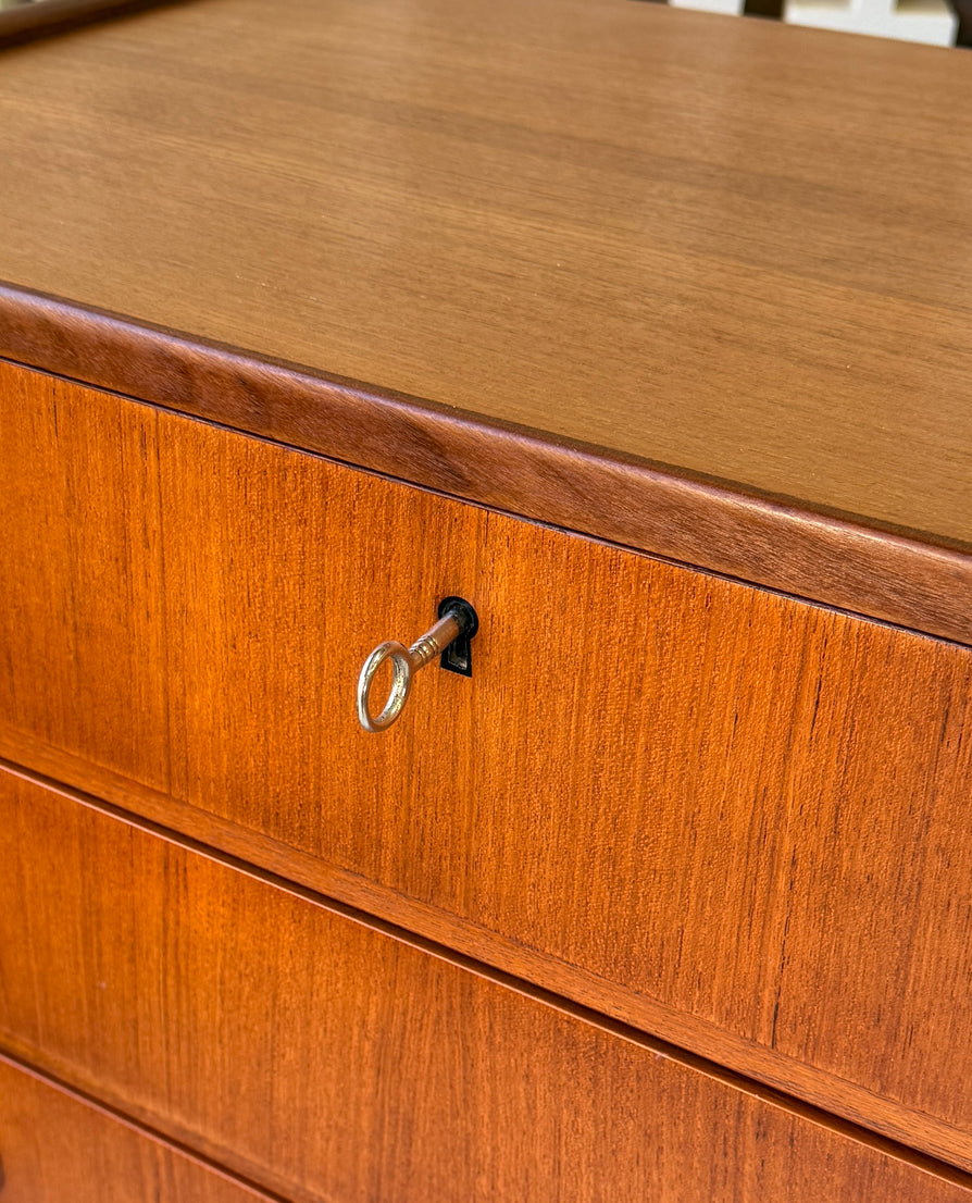 Danish Chest of Drawers in Teak