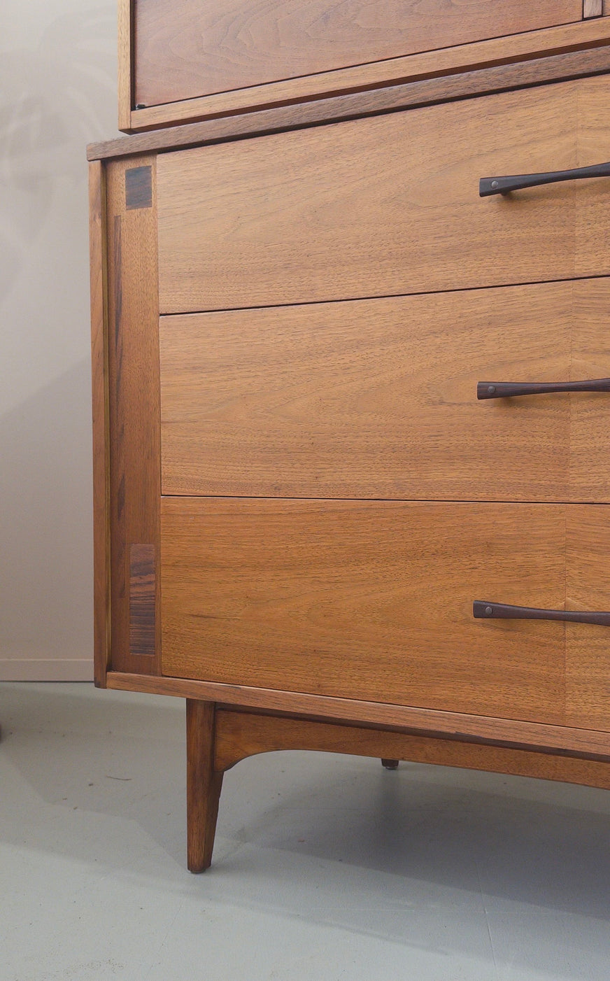 American Mid-Century Cabinet in Walnut & Rosewood
